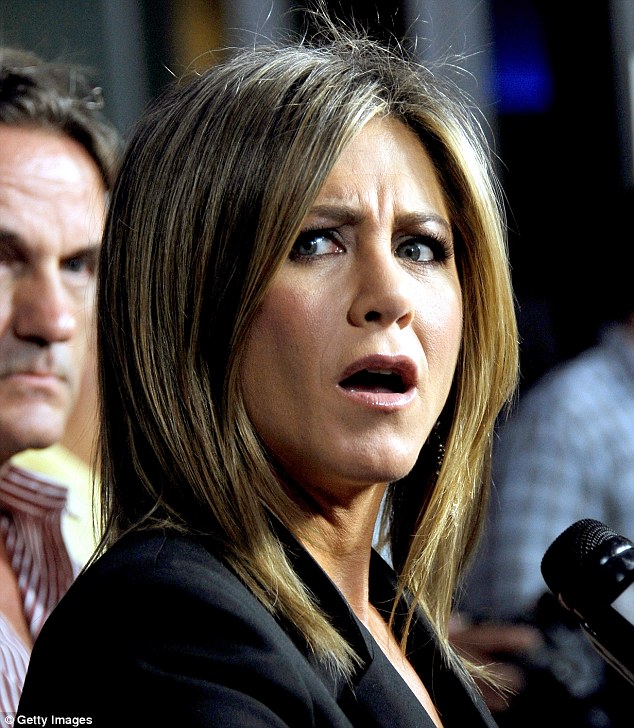 Must have been tough: In the nine years since the breakdown of her marriage to Pitt, who fell for Jolie on the set of their 2005 film Mr & Mrs Smith, Aniston has endured obvious comparison